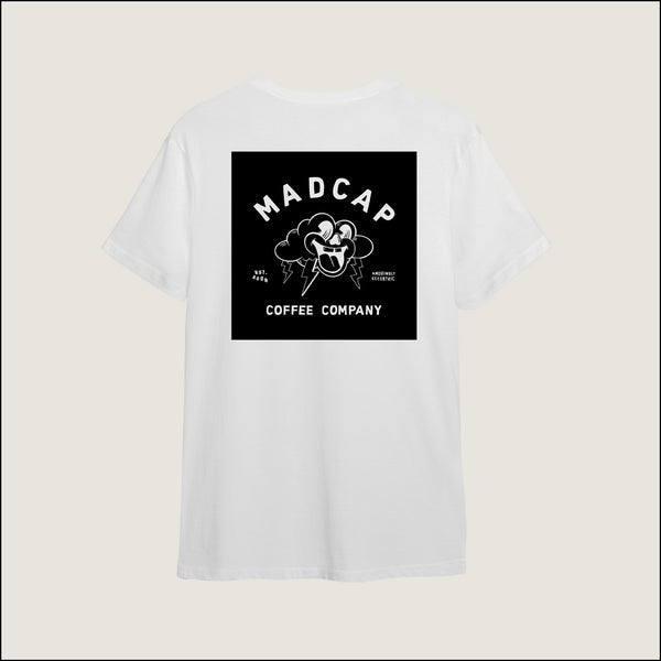 Back of the Madcap Coffee Eccentric Cloud Tee